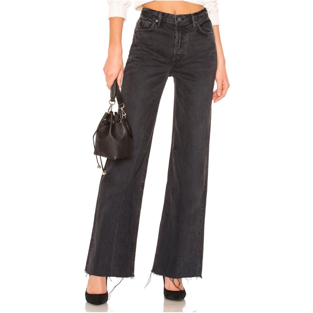 GRLRFRND Carla High Rise Wide Leg Jeans